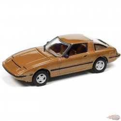 1981 Mazda RX7 Gold - Johnny Lightning 1/64 - JLSP191 B