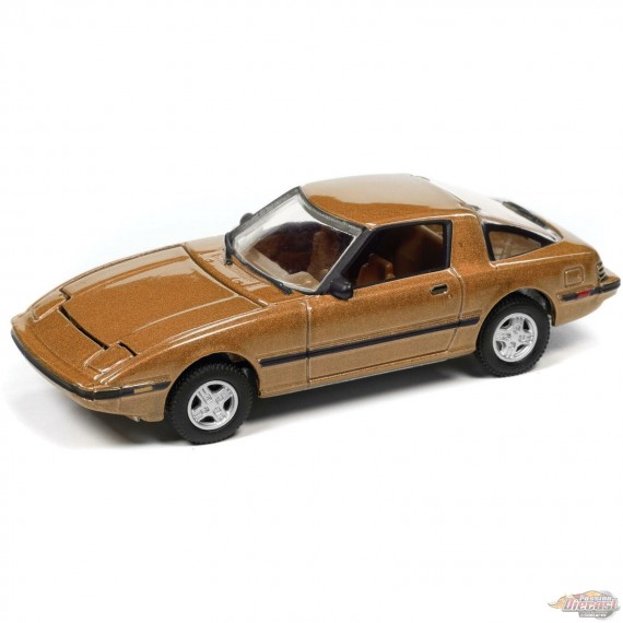 1981 Mazda RX7 GOLD - Johnny Lightning 1/64 - JLSP191 B