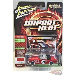 CHASE CAR 1963 MGB Rouge Euro - Import Heat - Street Freaks -  Johnny Lightning 1:64 - JLSP179 AGR   JLSF021GR