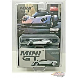 CHASE CAR Mini GT - 1:64 - Pagani Zonda F Gris  - Mijo Exclusives USA -  MGT00305GR