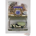 CHASE CAR 1984 Chevrolet M1008 CUCV - Camouflage & Cargo Cover - Battalion 64 Series 1 - 1/64 Greenlight - 61010 EGR