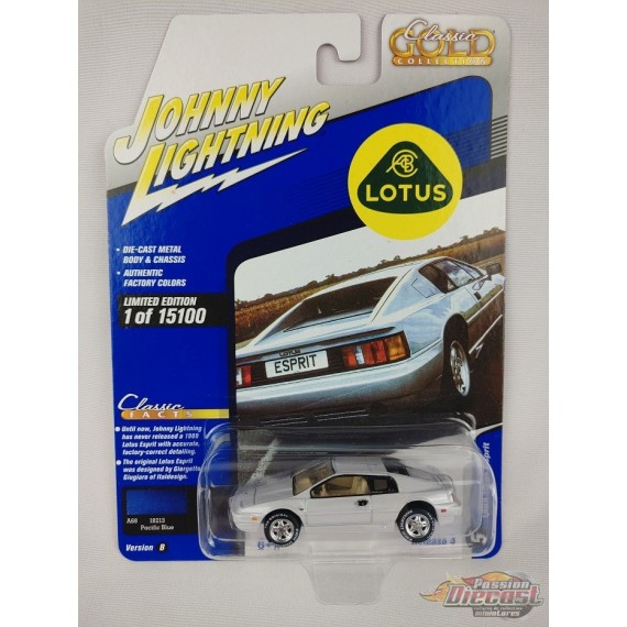 CHASE CAR 1989 Lotus Esprit Turbo Blue - Johnny Lightning 1:64 - JLSP188 BGR