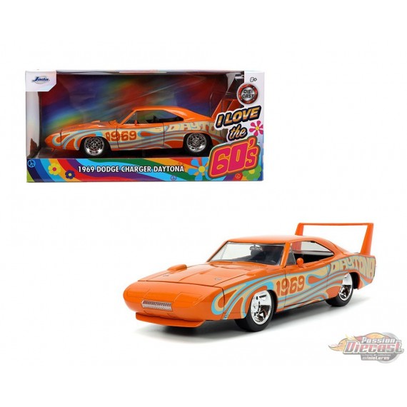 I Love the 1960’s – 1969 Dodge Charger Daytona (Orange - Jada - 1/24 - 31389