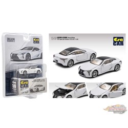 Mijo Exclusive - Lexus LC500 Ultra White - Limited 960 pcs - Era Car - 1/64 - USA Exclusives - LS21LCRF59 -  Passion Diecast 