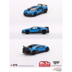 Mini GT - 1:64 - Bugatti Chiron Pur Sport Blue - Mijo Exclusives USA - MGT00379