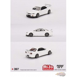 Mini GT - 1:64 - Nissan Skyline GT-R (R34) V-Spec N1 White - Mijo Exclusives USA - MGT00397 Passion Diecast