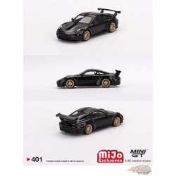 Mini GT - 1:64 - Porsche 911(991) GT2 RS Weissach Package Black  - Mijo Exclusives USA - MGT00401