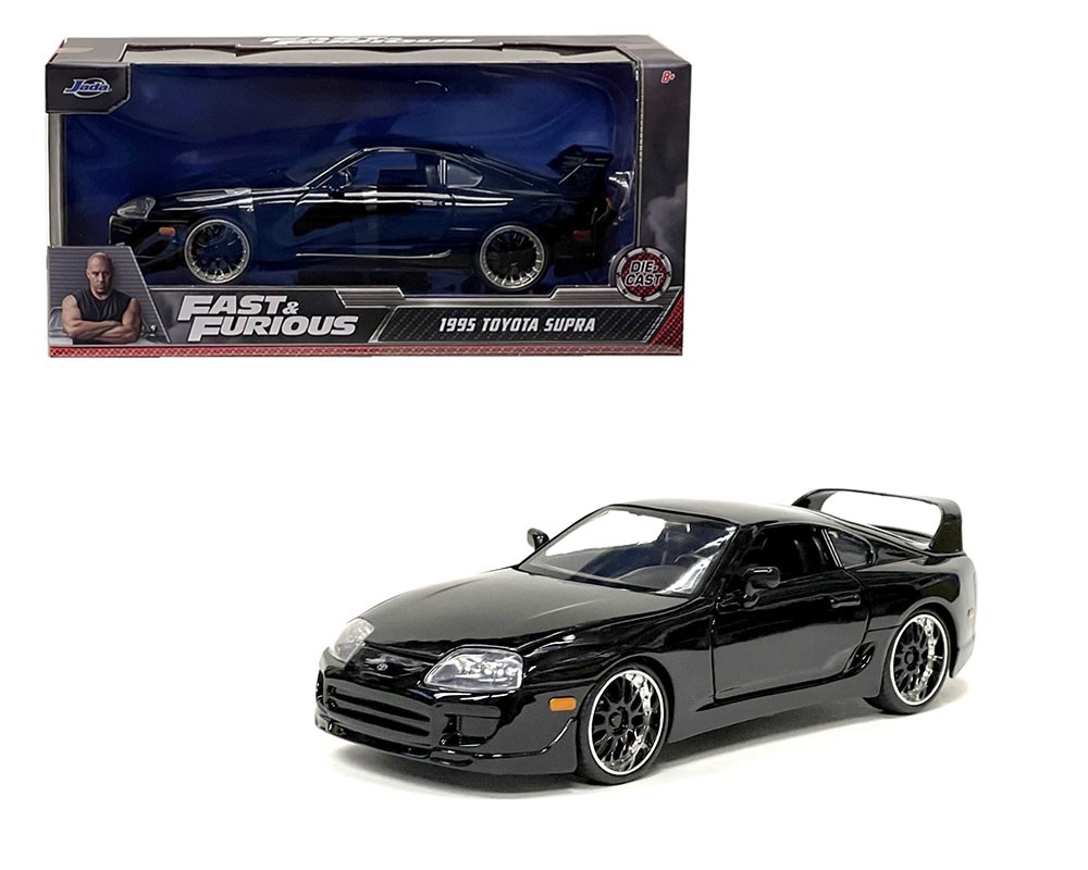 1995 Toyota Supra Noir Fast & Furious (Fast 5) - Jada 1/24 - 33380 -  Passion Diecast