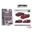 (Web Only) LB Works Lexus LC500 Metalic Red - Limited 1,200 pcs - Era Car - 1/64 - USA Exclusives - LS21LC2201
