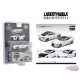 Mijo Exclusive - LB Works Lexus LC500 Pearl White - Limited 1,800 pcs - Era Car - 1/64 - USA Exclusives - LS21LC2901