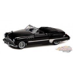 1949 Buick Roadmaster Convertible - Black Bandit Series 27 - 1/64 Greenlight - 28110 A