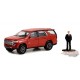 2022 Chevrolet Tahoe LT Texas Edition with Man in Suit - The Hobby Shop Series 14 - 1/64 Greenlight - 97140 F