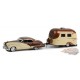 1949 Buick Roadmaster Hardtop avec Airstream 16' Bambi - Hitch & Tow Series 26 - Greenlight - 1-64 - 32260 A