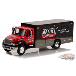 OPTIMA Batteries - International Durastar 4400 Delivery - H.D. Trucks Series 24 - Greenlight - 33240 C Passion Diecast