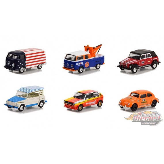 Club Vee-Dub Series 15 - Assortiment - 1/64 Greenlight - 36060 - Passion Diecast