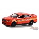 (Web Only ) FDNY - 2016 Ford Police Interceptor Sedan - First Responders Series 1 - 1/64 Greenlight - 67040 C