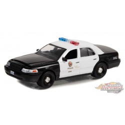2001 Ford Crown Victoria Police Interceptor - Drive (2011) - Hollywood Series 37 - 1/64 Greenlight - 44970 E