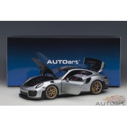 Porsche 911 (991.2) GT2 RS Weissach Package (Argent GT) - Autoart - 78174