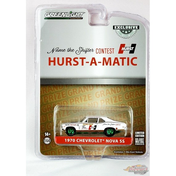 GreenMachine 1970 Chevrolet Nova SS 54th International 500 Mile Sweepstakes - Hobby Exclusive - 1/64 Greenlight - 30305GR