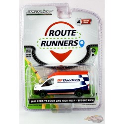 GreenMachine 2017 Ford Transit LWB High Roof - BF Goodrich - Route Runners Series 4 Greenlight 1/64 - 53030 BGR