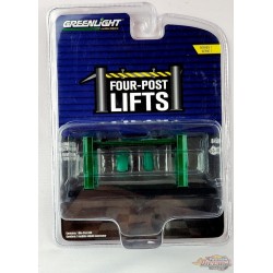 GreenMachine Four-Post Lifts - Bleu  Auto Body Shop Serie 1- Greenlight 1/64 - 16100 AGR