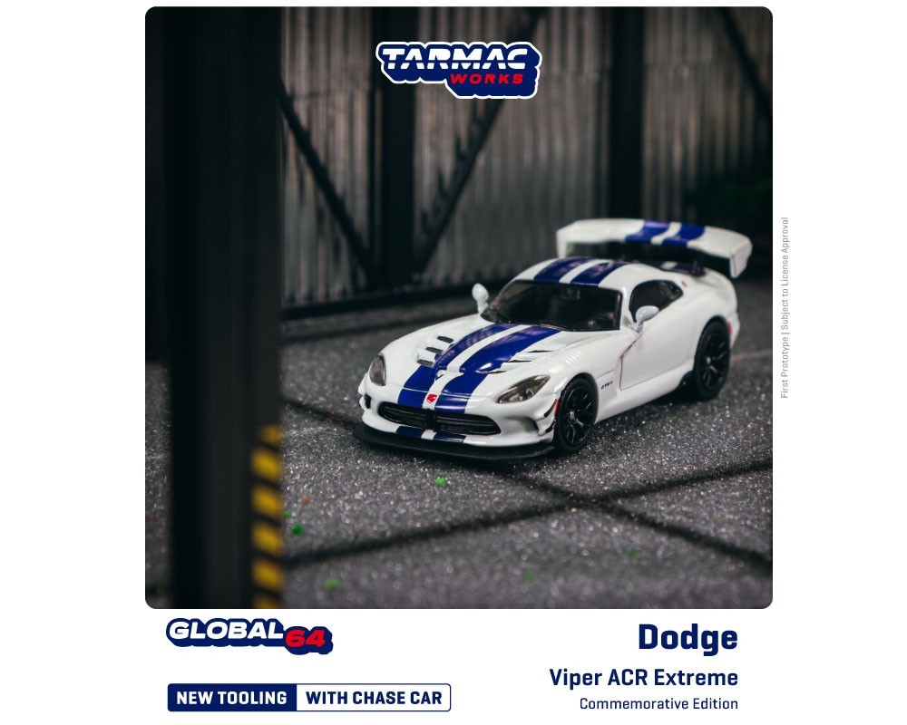 Dodge Viper ACR Extreme Commemorative Edition - Tarmac Works - Global 64 -  1/64 - T64G-TL028-CE Passion Diecast