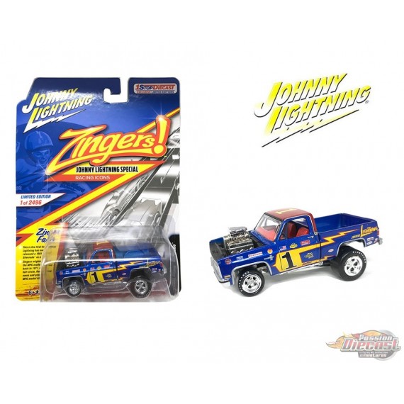 1980 Chevrolet Silverado Zinger Limited 2,496 Pieces - Johnny Lightning 1/64 -  JLCP7369 -  Passion Diecast 