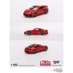 Mini GT - 1:64 - Porsche 911 Turbo S Guards Red - Mijo Exclusives USA - MGT00423 Passion Diecast