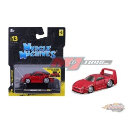 Ferrari F40 Red - Maisto  Muscle Machines 1/64 - 15558 RD - Passion Diecast
