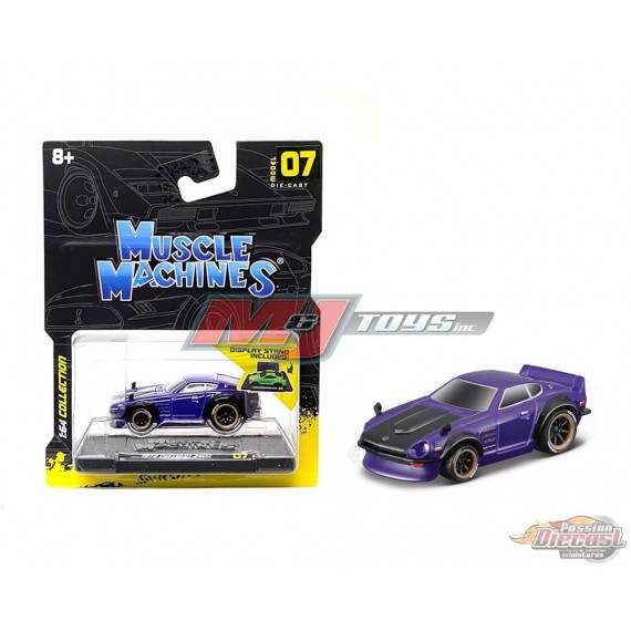 1971 Datsun 240Z - Maisto  Muscle Machines 1/64 - 15547 PU - Passion Diecast