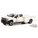 Camion d'entretien Union Pacific Railroad - Chevrolet Silverado 3500 2018 - Dually Drivers Series 11 - 1/64 Greenlight - 46110 C