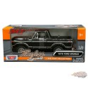 1978 Ford Bronco Custom Black - Motormax 1/24 - 79374 Bk