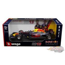Red Bull Racing Formula One Team TAG Heuer RB13 No.33 Max Verstappen – Racing - Burago 1/18 - 18-18002MV