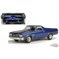 1970 Chevrolet El Camino SS 396 Blue - Motormax 1/24 - 79347 BL - Passion Diecast