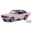 Bill Goodro Ford, Denver, Colorado - 1967 Ford Mustang Coupe Pink  - Hobby Exclusive - 1/64 Greenlight - 30352