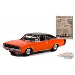 1968 Dodge Bengal Charger one of 50 Bengal Chargers ordered through Tom Kneer Ohio - Hobby Exclusive - 1/64 Greenlight - 30375