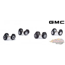 GMC Trucks Wheel & Tire Pack  - Auto Body Shop series 6 - Greenlingt 1/64   - 16110 A