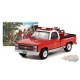 1984 Chevrolet C20 Custom Deluxe avec équipement d'incendie - Smokey Bear Series 1 - 1/64 Greenlight - 38020 E Passion Diecast 