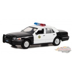 Reno Sheriff's Department - 1998 Ford Crown Victoria Police - Reno 911! - Lost - Hollywood Series 38 -1/64 Greenlight - 44980 B