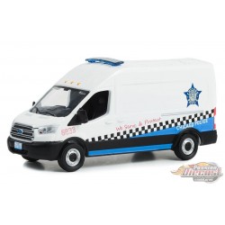 Ford Transit LWB -2019 - Chicago Police We Serve & Protect - Route Runners Series 5 -1/64 Greenlight - 53050 B