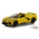 2022 Chevrolet Corvette Convertilble in Accelerate Yellow Metallic - Showroom Floor Series 1 - 1/64 Greenlight - 68010 A