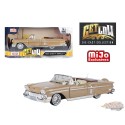 1958 Chevrolet Impala Convertible Lowrider Tan Brown - Motormax - Get Low - 1-24 - 79025 TBRN