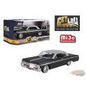 1964 Chevrolet Impala SS Hard Top Lowrider Black With Silver Top - Motormax - Get Low - 1-24 - 79021 BKS