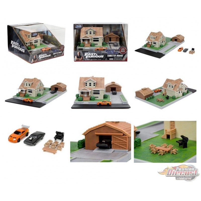 Jada Toys 33668 House Display with Die-cast Car Toretto House Fast & Furious  801310336687