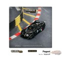 ( Web Only )  Pagani Huayra R Nero Oro New Tooling - Tarmac Works - 1/64 - T64G-TL035-BK