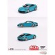 Porsche 911 (992) Carrera S Bleu Miami - Mini GT - 1:64  - MGT00435 Passion Diecast