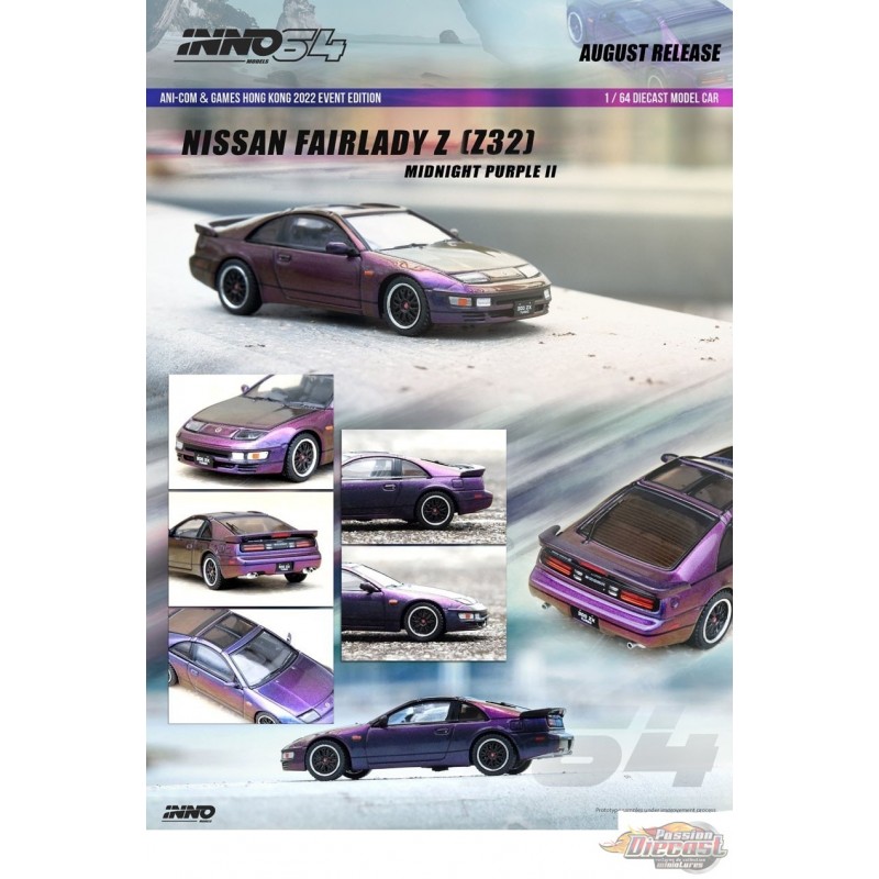 Nissan Fairlady Z (Z32) Midnight Purple II - INNO 64 - 1/64 - IN64 