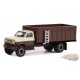 1981 Chevrolet C-70 Grain Truck in Brown with Brown Bed - Super Duty Trucks Series 17- Greenlight 1/64 - 45170 A