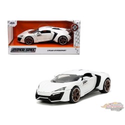 Lykan Hypersport  HKS  White - Hyperspec - Jada 1/24 - 34030 - Passion Diecast 
