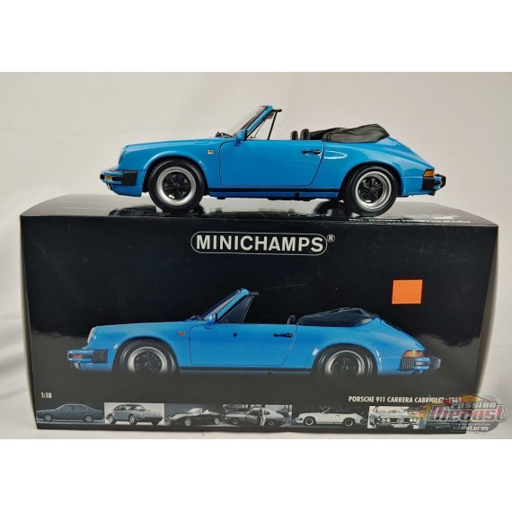 Porsche 911 Carrera Cabriolet 1983  - Minichamps   1/18 -  100 063032   Used  Read